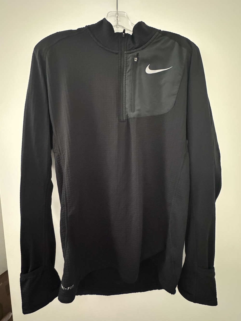 Nike Black Men's Quarter-Zip Performance Pullover